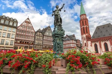 Frankfurter Innenstadt; keine Aufnahme der Location Römerplatz in Frankfurt am Main