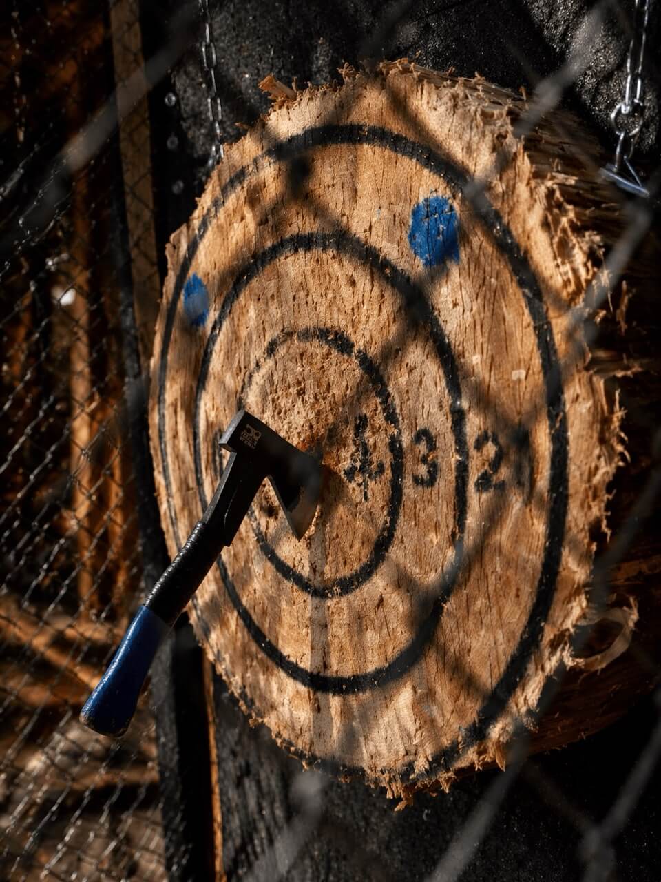 Holzzielscheibe bei WoodCutter